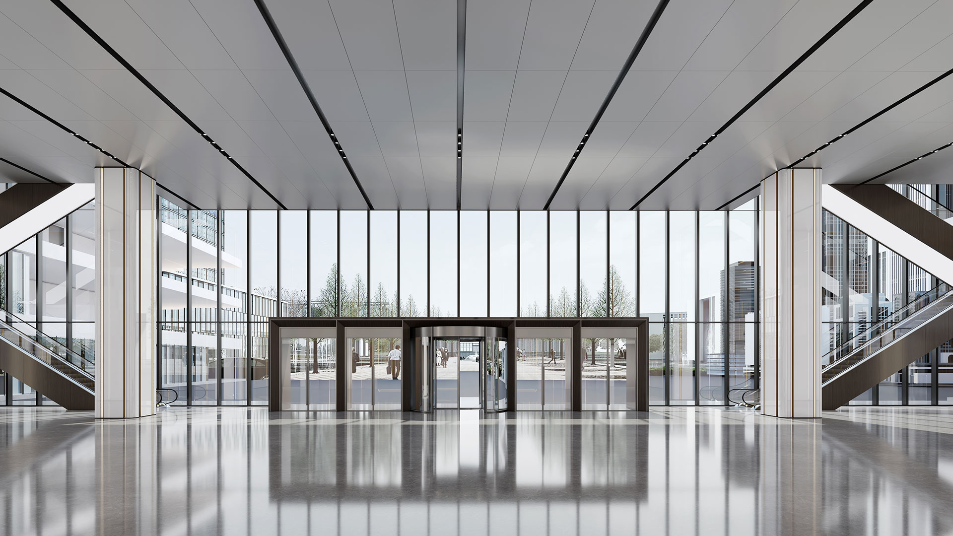 大連·恒力維多利亞寫字樓辦公設(shè)計(jì)效果圖