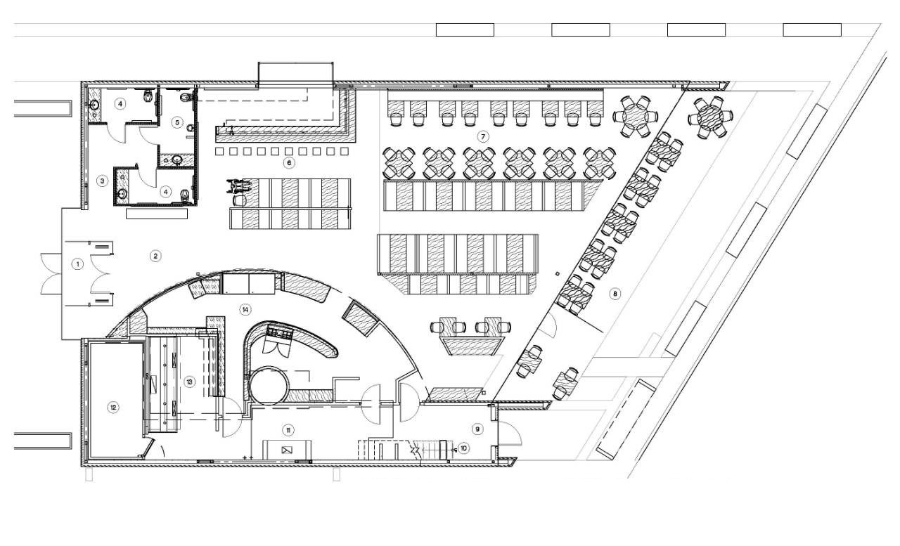 設(shè)計(jì)酒吧餐廳平面圖時(shí)要考慮的 6 個(gè)因素