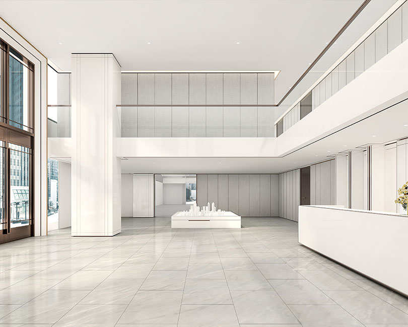 上?！ず懔θA翔綠地企業(yè)辦公設(shè)計效果圖