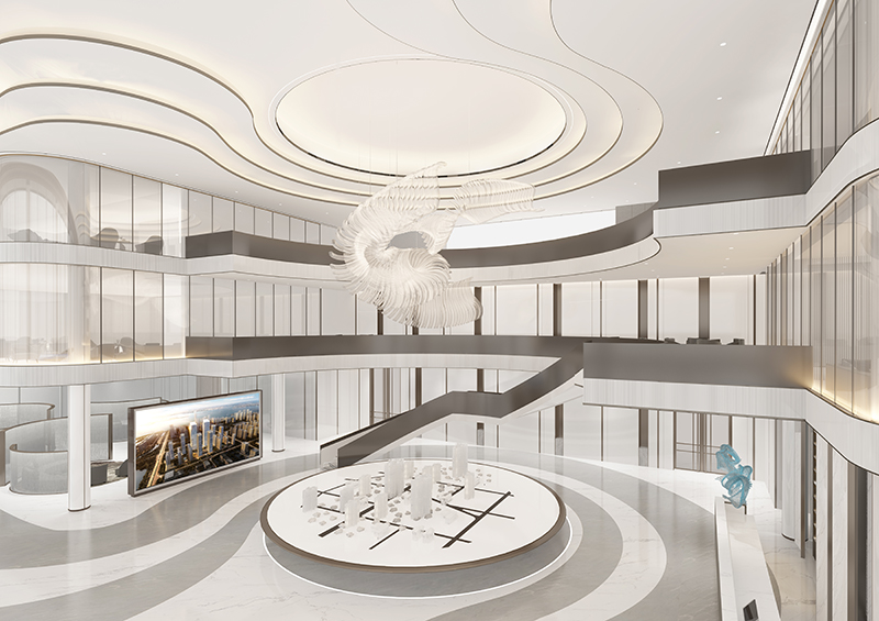 恒力環(huán)企售樓處設計，軟裝陳設設計方案「圖」