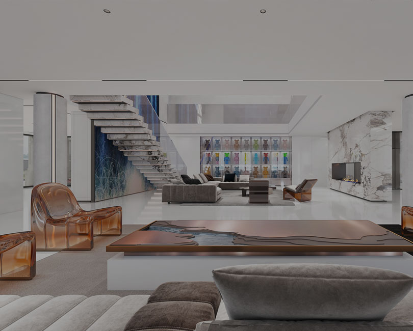 北京·朝陽(yáng)三層1500㎡高端別墅室內(nèi)設(shè)計(jì)效果圖