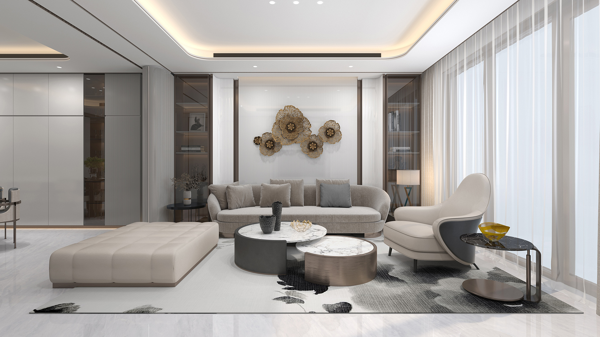 北京豐臺私人別墅豪宅560㎡室內(nèi)設(shè)計方案「圖」