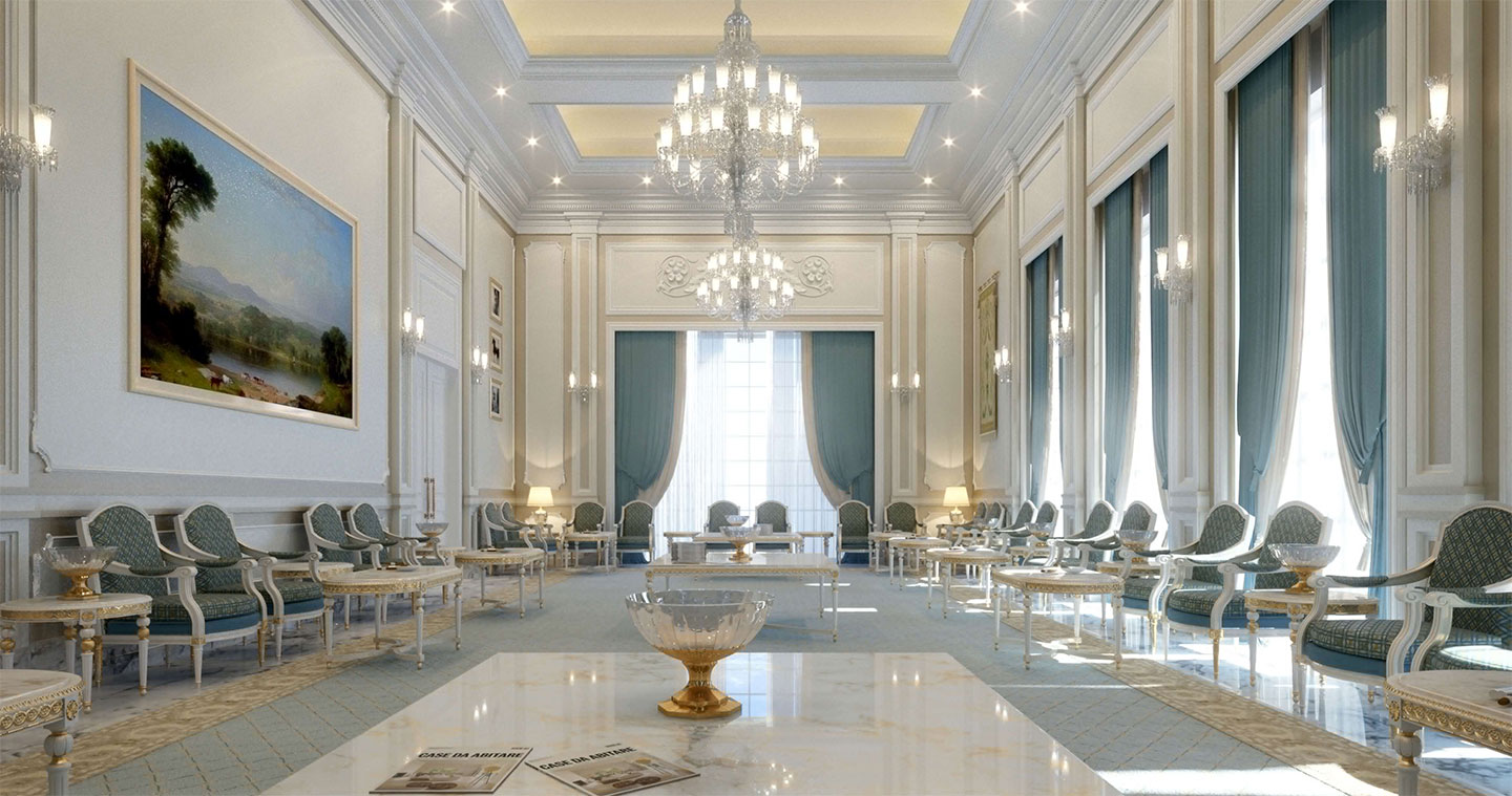 新古典主義設(shè)計(jì)客廳